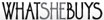 What She Buys logo