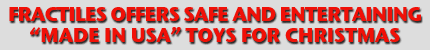 Fractiles Offers Safe and Entertaining "Made in USA" Toys for Christmas